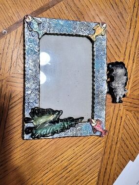 Blue Sky Decorative Blue & Green Animal Picture Frame